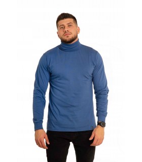 PÓŁGOLF męski niebieski Adam