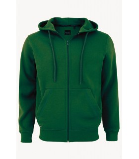 Bluza męska z kapturem naturalna zieleń Ludwik